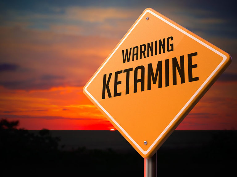 Ketamine Warning sign