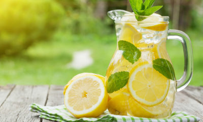 Pitcher of lemonade