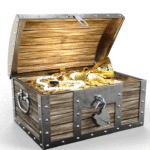 chest with treasure