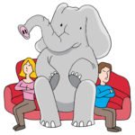 Elephant on the couch