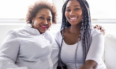 Mom and teen daughter