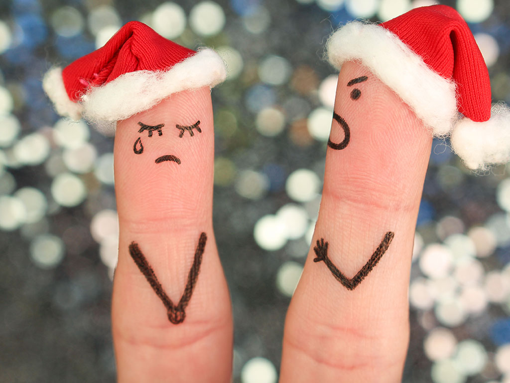 Sad Christmas fingers