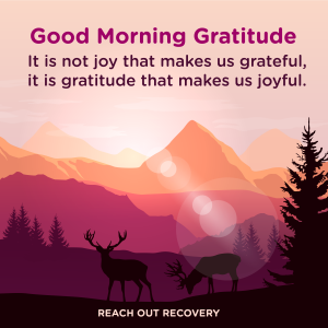 Good morning Gratitude joy