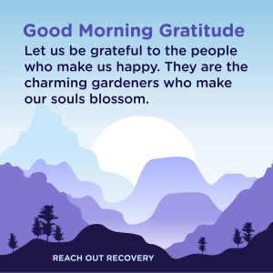 Good morning Gratitude happy