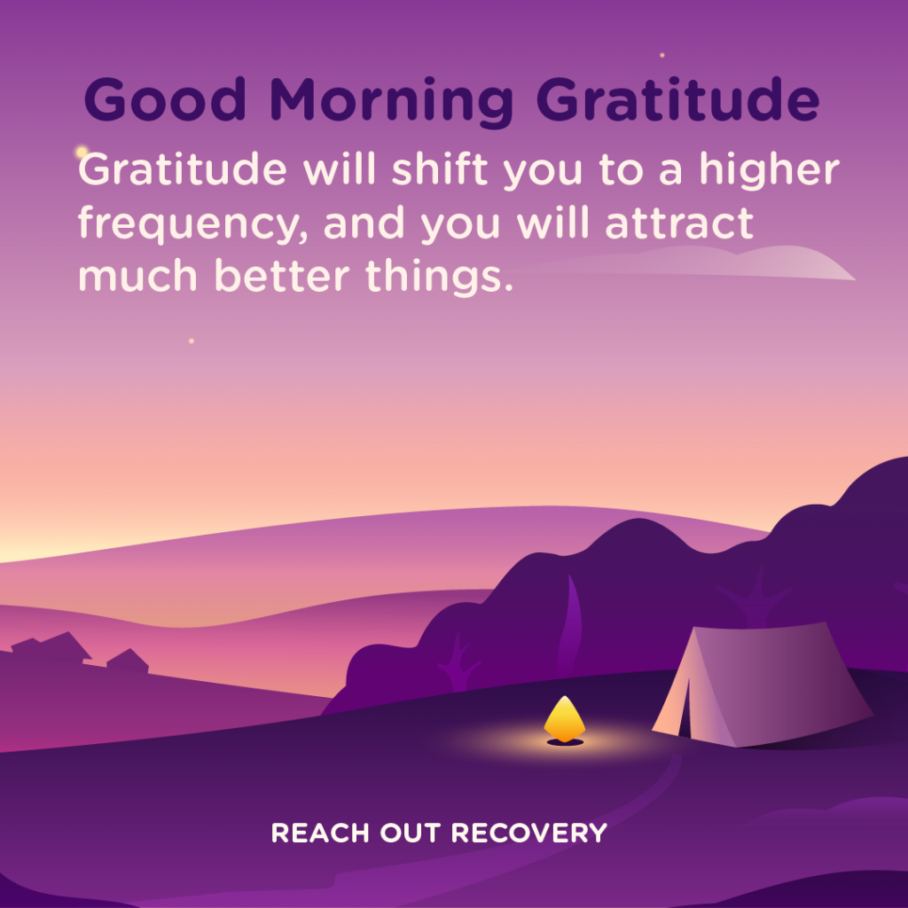 Good morning Gratitude frequency