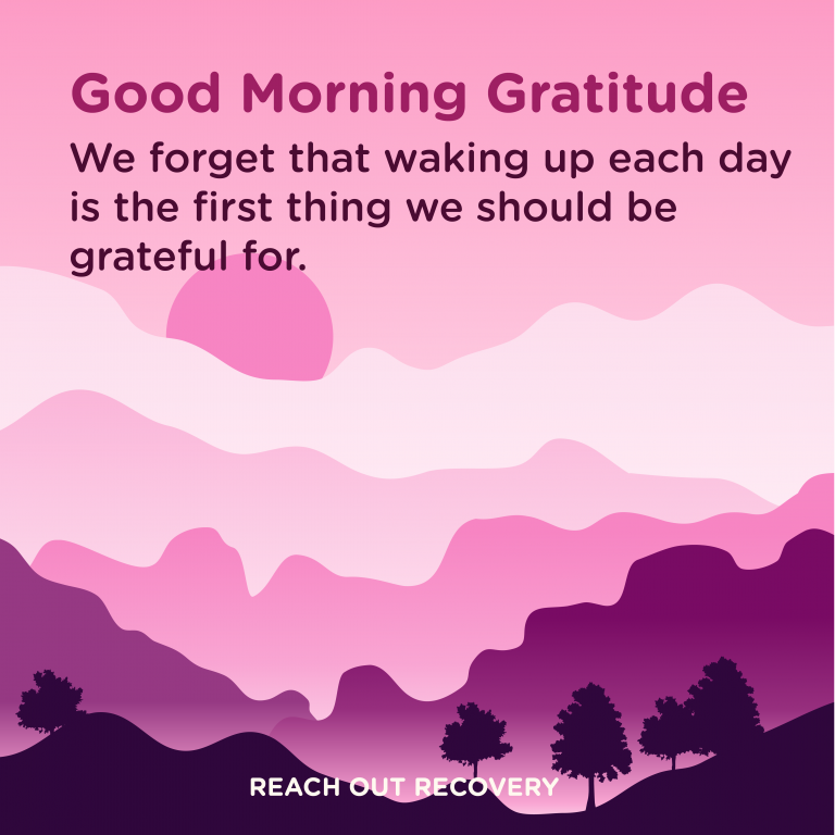Good morning Gratitude waking up