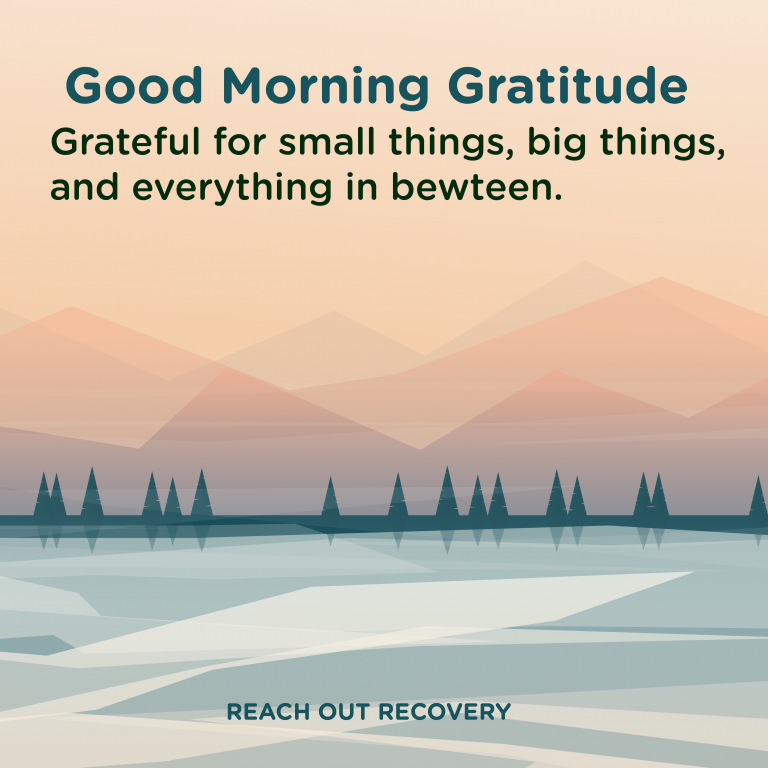 Good morning Gratitude All things