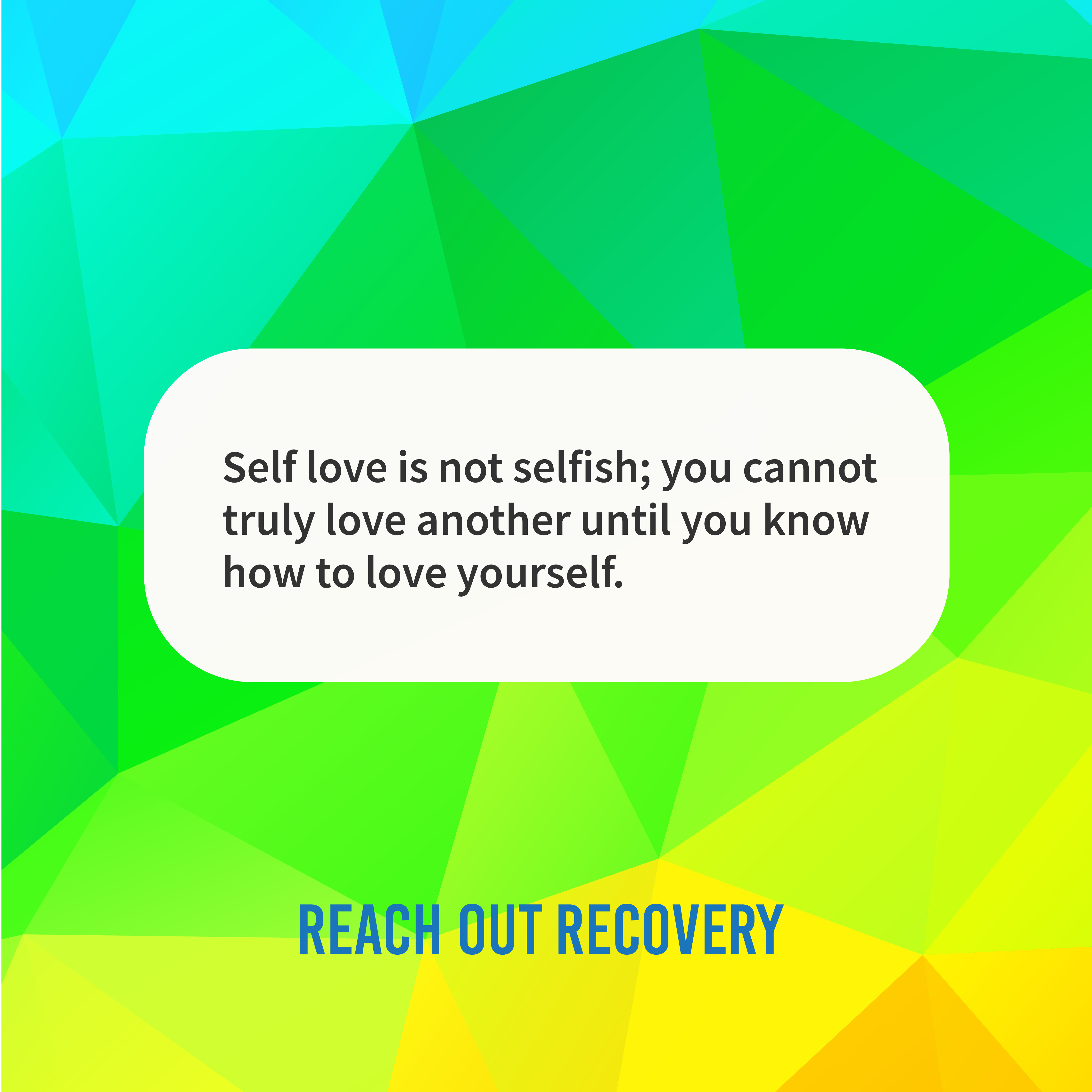 Self Worth Quotes: Self Love Is Not Selfish - Reach Out Recovery