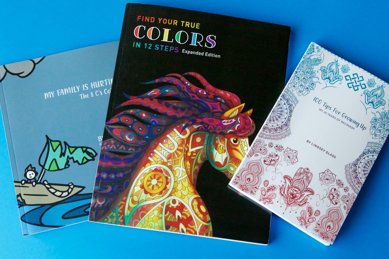Special recovery coloring books perfect for the holiday season