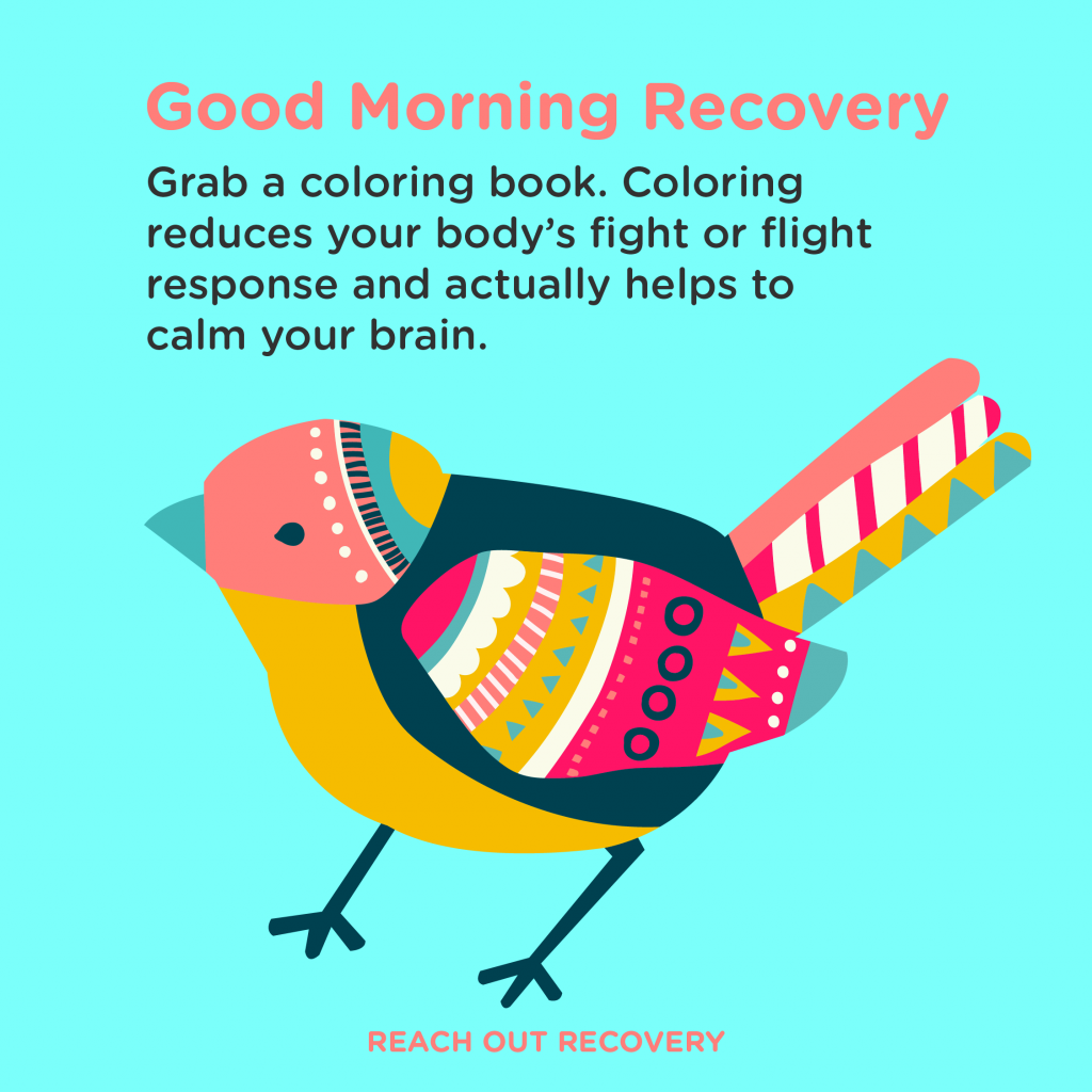 Good Morning Recovery coloring