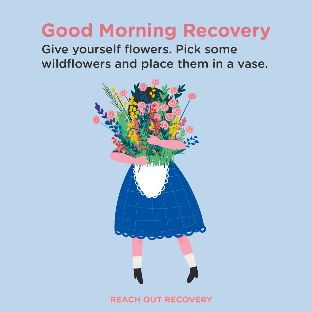 Good Morning Recovery wild flowers