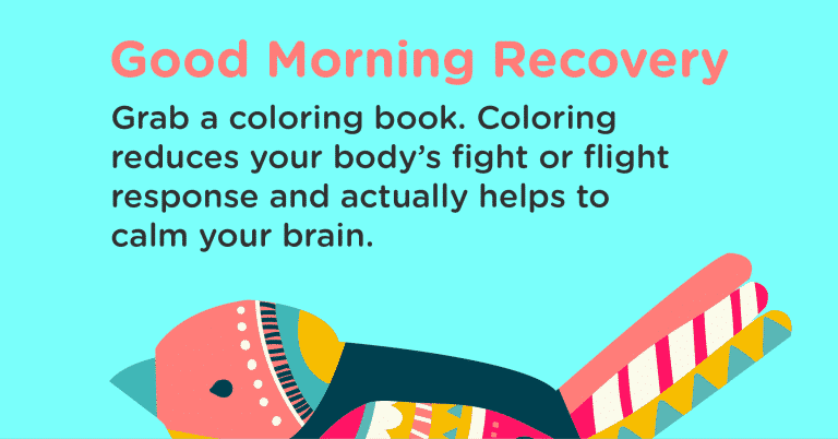 Good Morning Recovery coloring