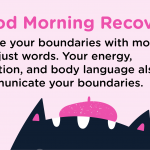 Good Morning Recovery define