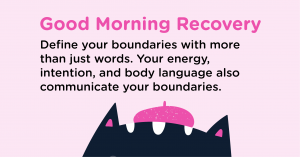 Good Morning Recovery define
