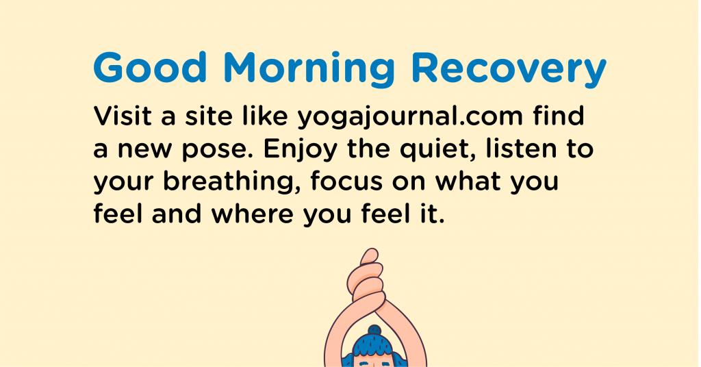 Good Morning Recovery yoga