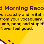 Good Morning Recovery Clean up