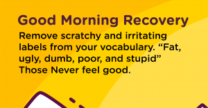 Good Morning Recovery Clean up