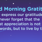 Good morning Gratitude express