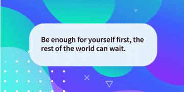 Quote of the day enough