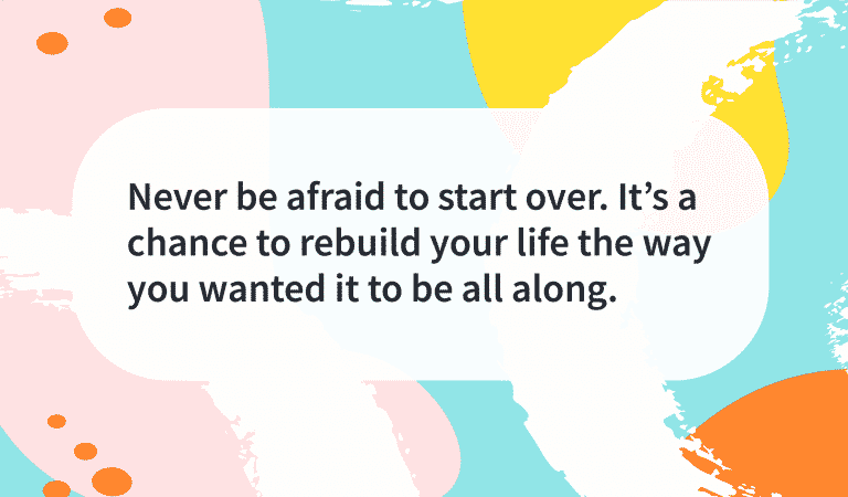 Recovery Quotes: You Can Start Over
