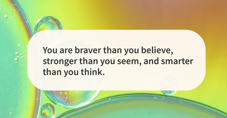 Quote of the day braver