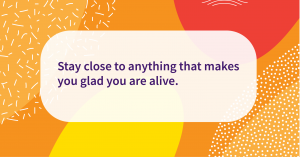 Quote of the day glad