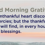 Good morning Gratitude heart