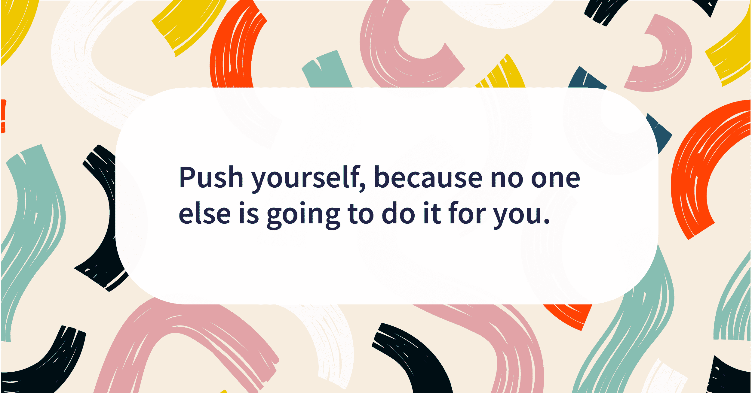 Quote of the day push