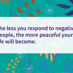 how to respond to negative people