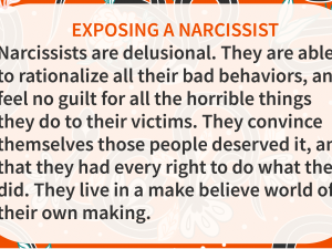 narcissist defeating