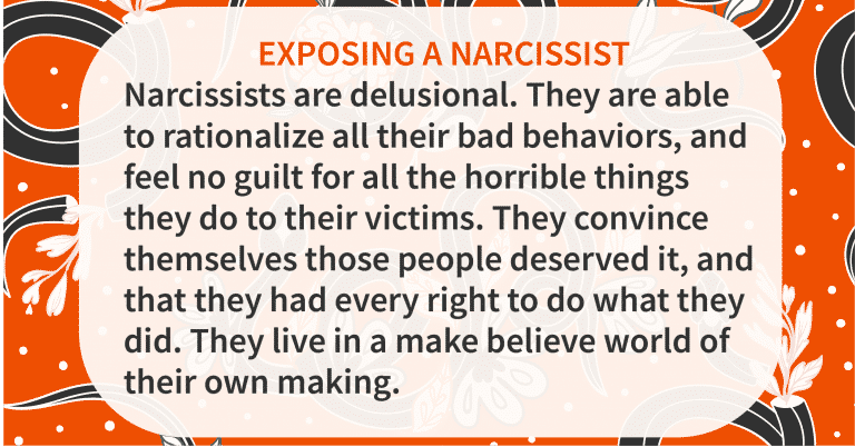 Narcissist quotes exposing a narcissist