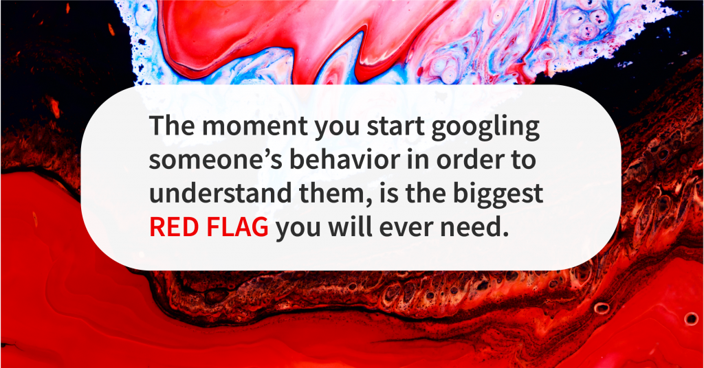 Quote of the day red flag