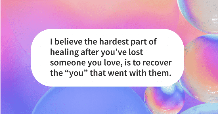 After grief recover yourself