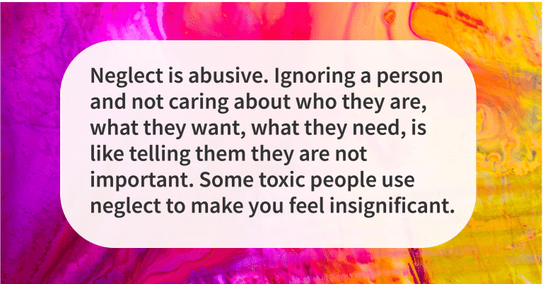 abuse quotes neglect is abusive