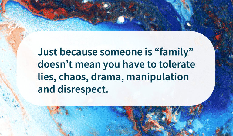 Don’t Tolerate Unwanted Behavior From Family Don’t Tolerate Unwanted Behavior From Family