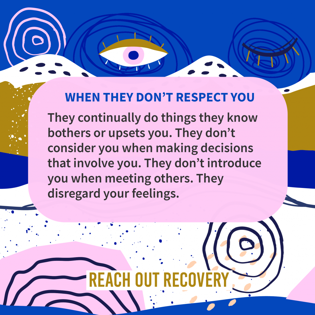 Toxic Relationship Quotes: Show Respect VS No Respect - Reach Out Recovery