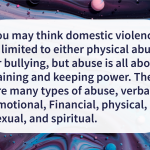 abuse quotes many kinds of domestic violence