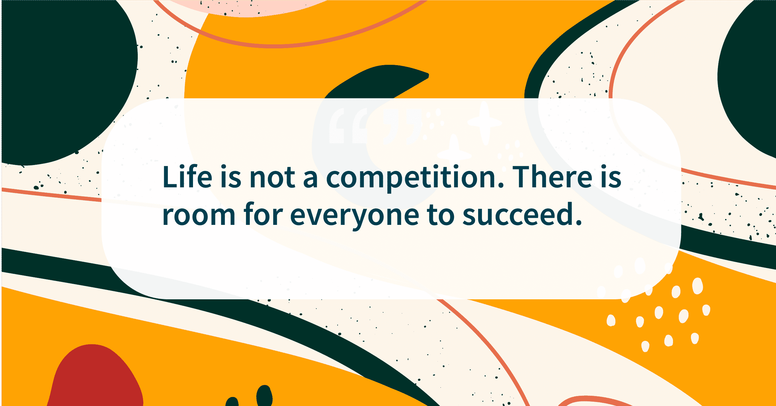 Recovery Quotes don't Try To Compete