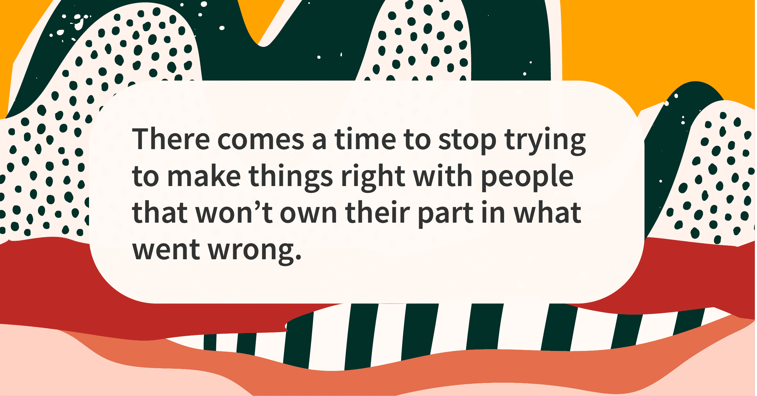 narcissists don't think they're wrong