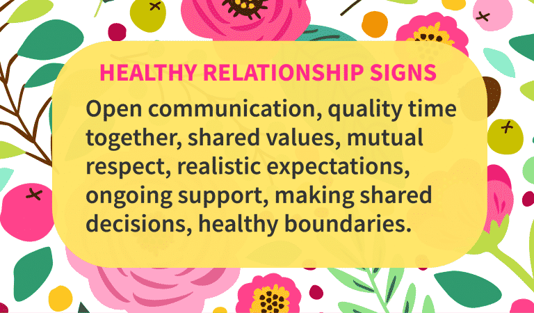 Signs Of Healthy Relationships Signs Of Healthy Relationships