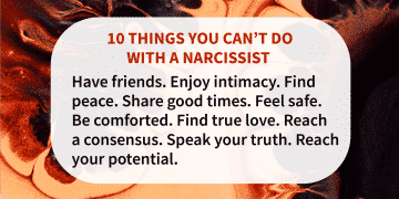 Top 10 damages of a narcissist