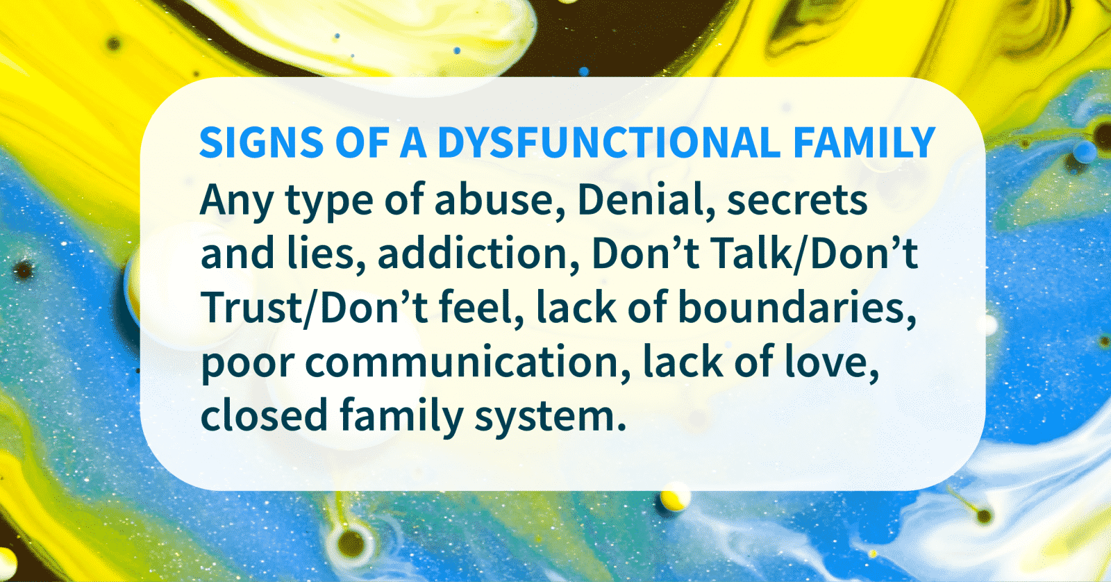 Family Quotes: Dysfunctional Family Signs - Reach Out Recovery