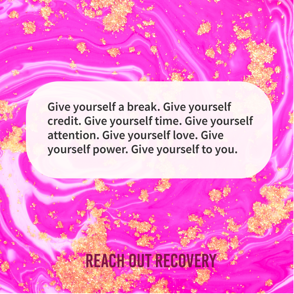 Depressed Quotes: Give Back To Yourself - Reach Out Recovery