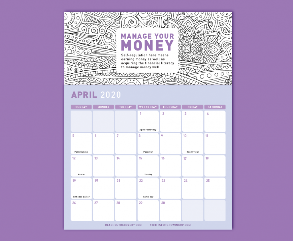 mailchimp monthly calendar March
