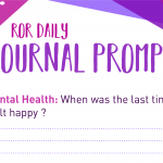 Mental Health Journal Prompt Happiness