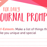 self esteem journal prompts what makes you special
