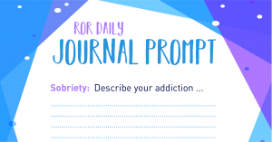 sobriety journal prompt