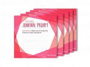 make a list anxiety journal prompt