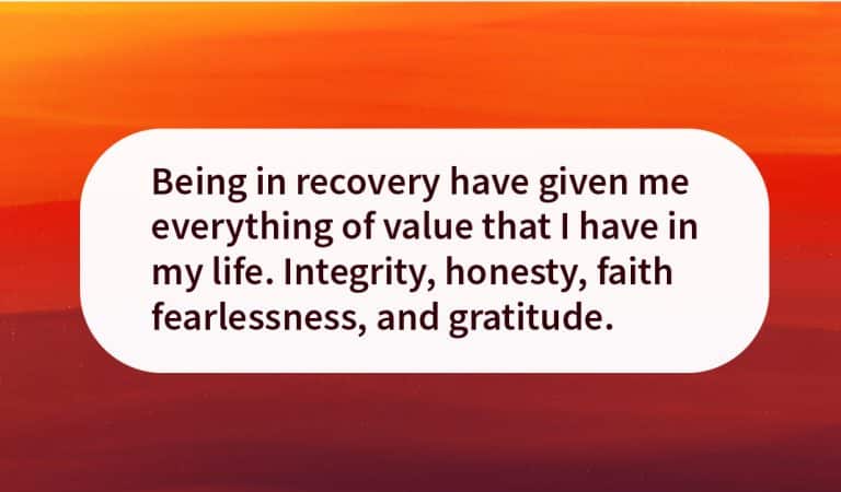 Sober Quote: Being in Recovery
