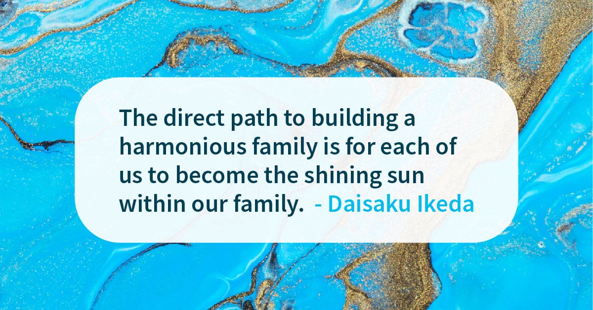 Building a harmonious family